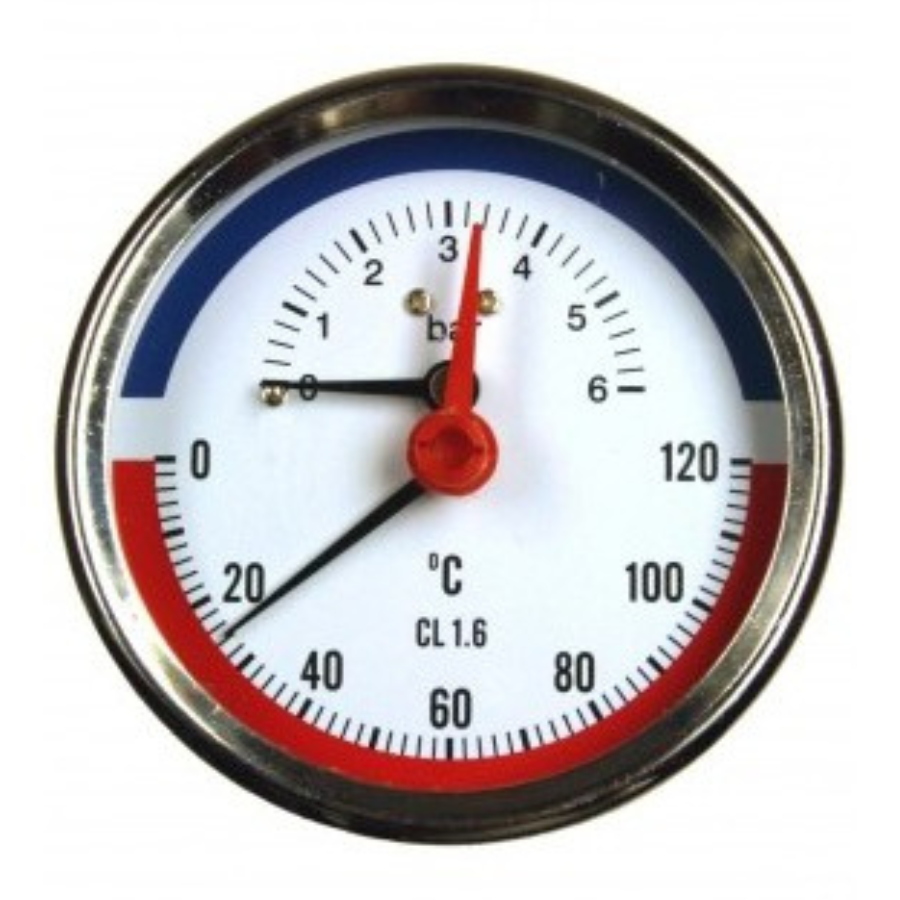 Đồng hồ áp suất và nhiệt độ SUKU 4971