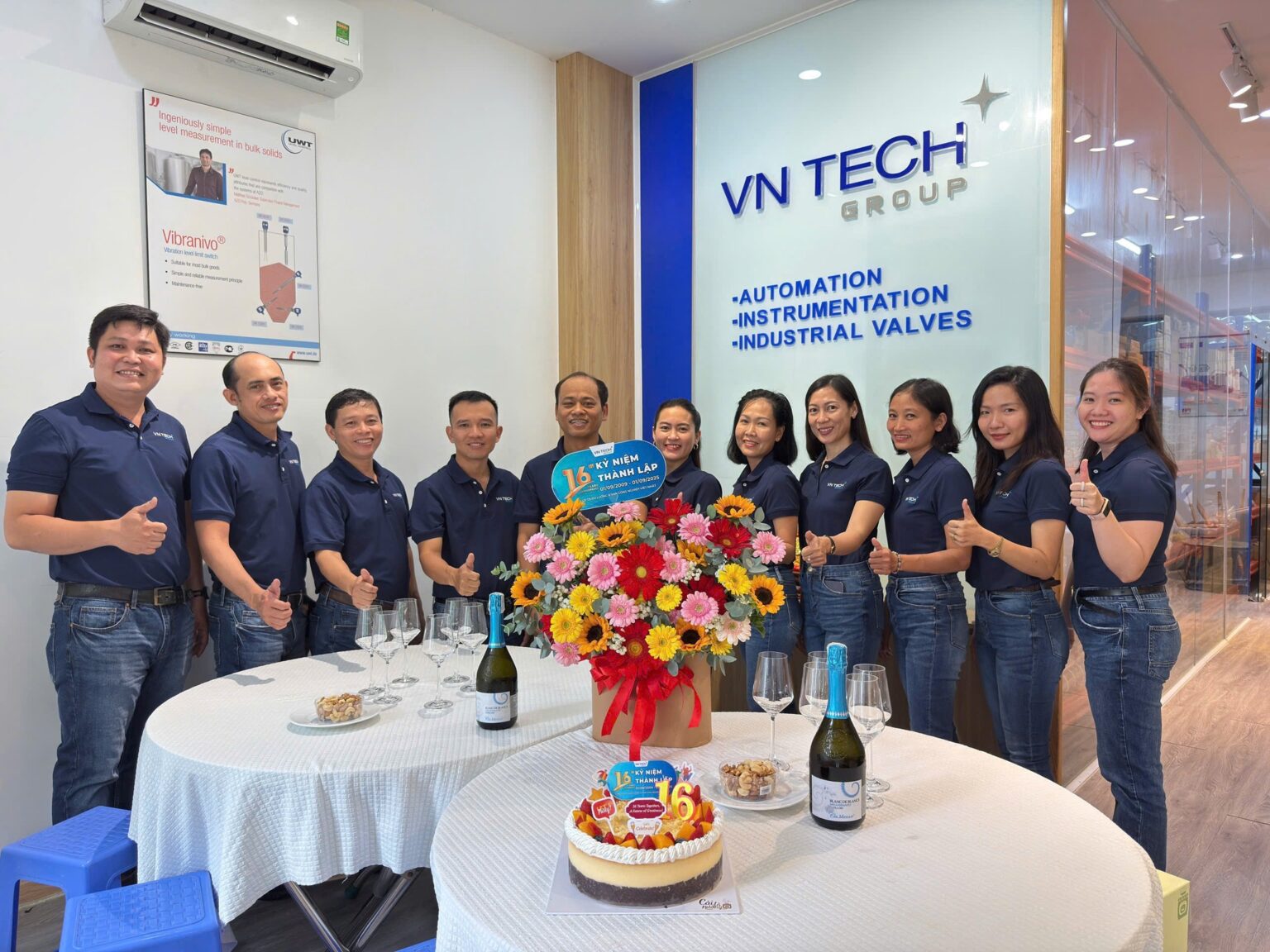 🎉 KỶ NIỆM 16 NĂM THÀNH LẬP VNTECH GROUP 🎉 - VN Tech Group JSC